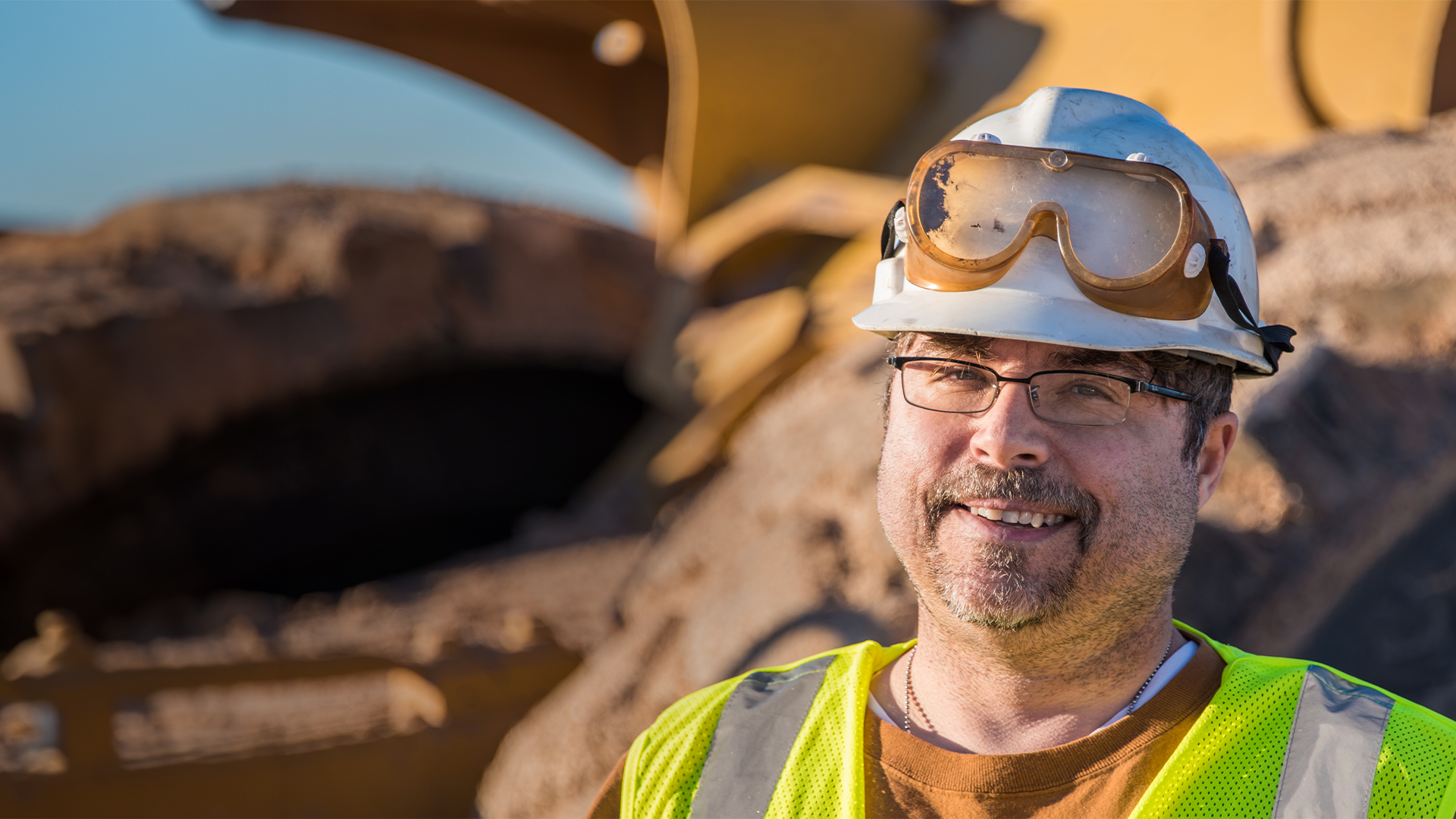 Miner Smiling